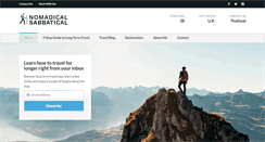 Desktop Screenshot of nomadicalsabbatical.com